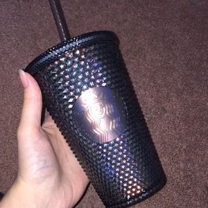 Starbucks Rare Black Studded Tumbler